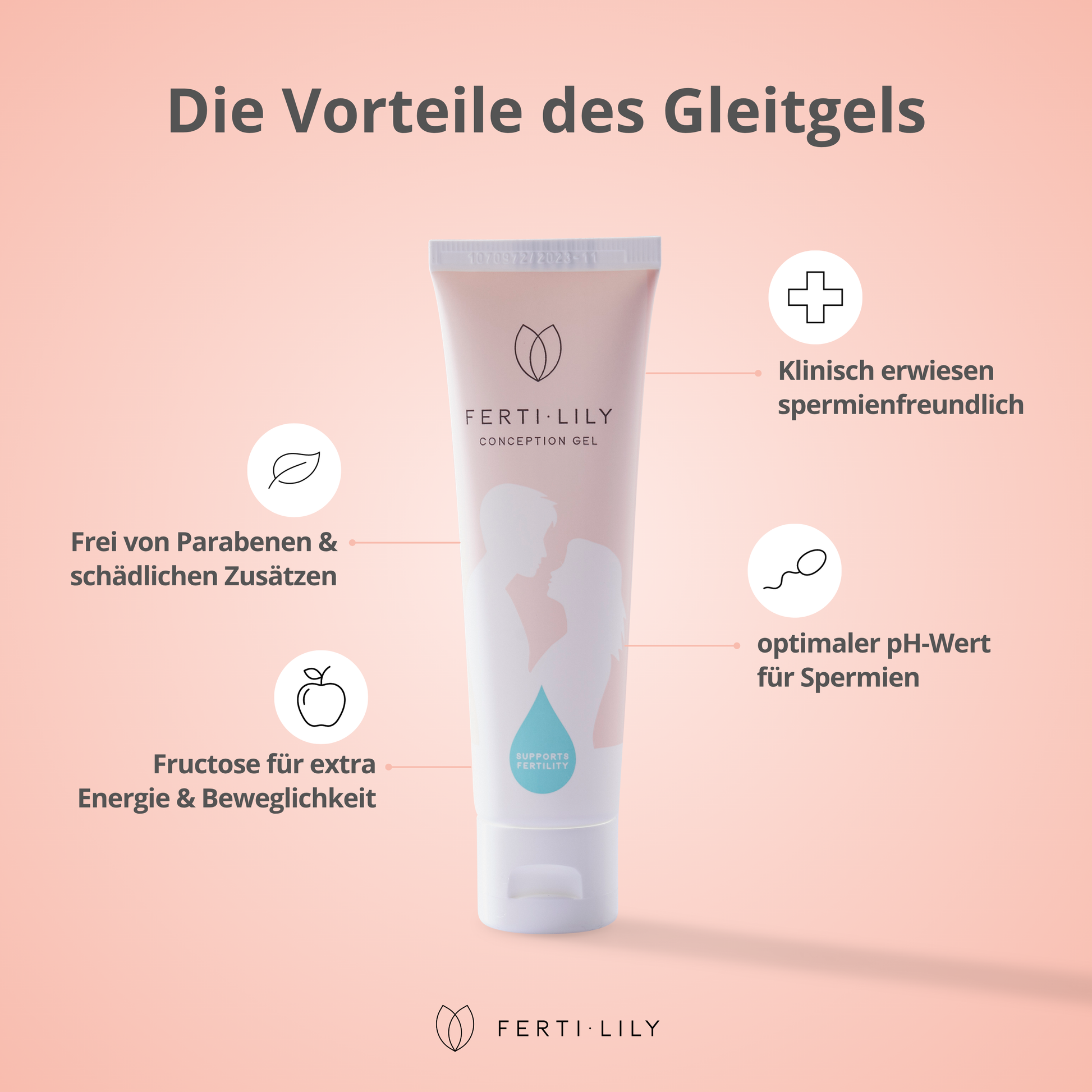 FERTI·LILY Kinderwunsch Gleitgel (50ml)