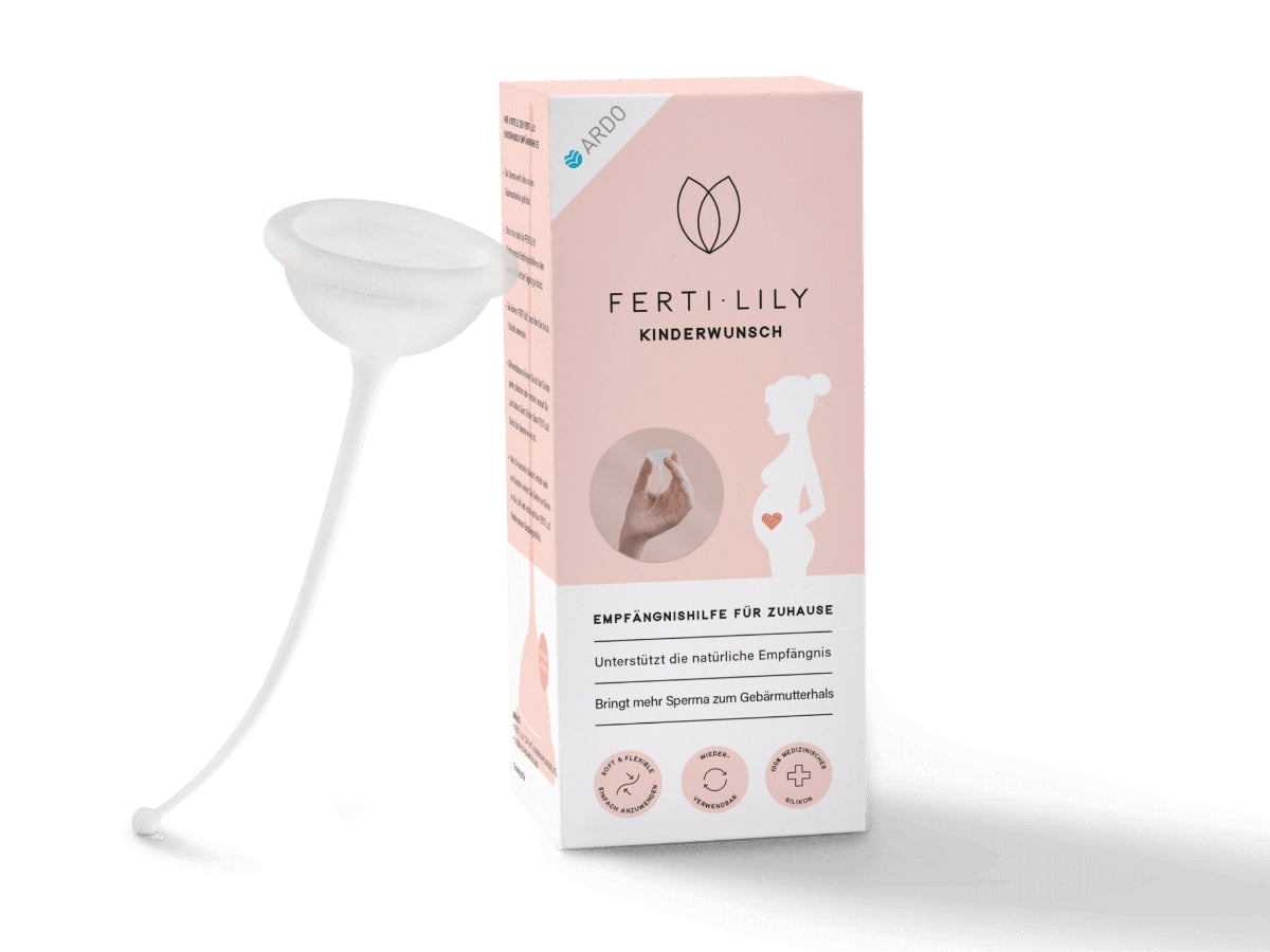 Fertilily Kinderwunsch Empfängnishilfe mit Verpackung