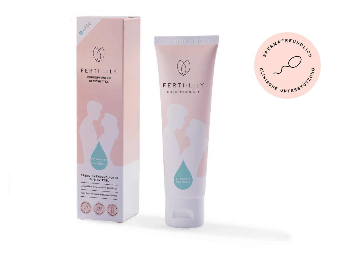 Fertilily Kinderwunsch Gleitgel mit Verpackung