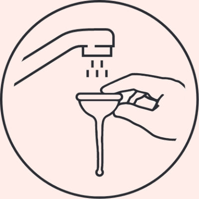 Fertilily Empfängnishilfe wird abgewaschen Icon